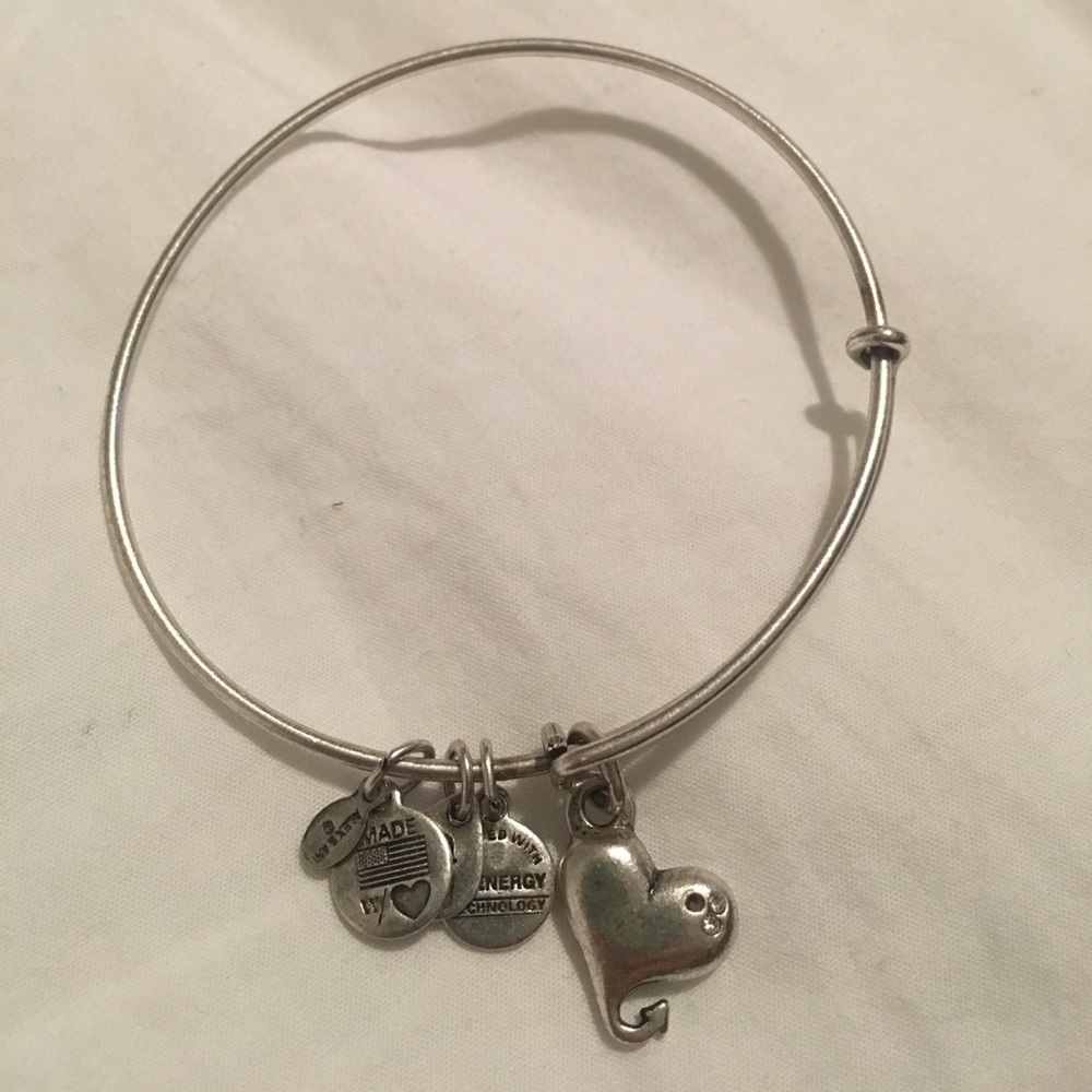 Alex and Ani heart bracelet