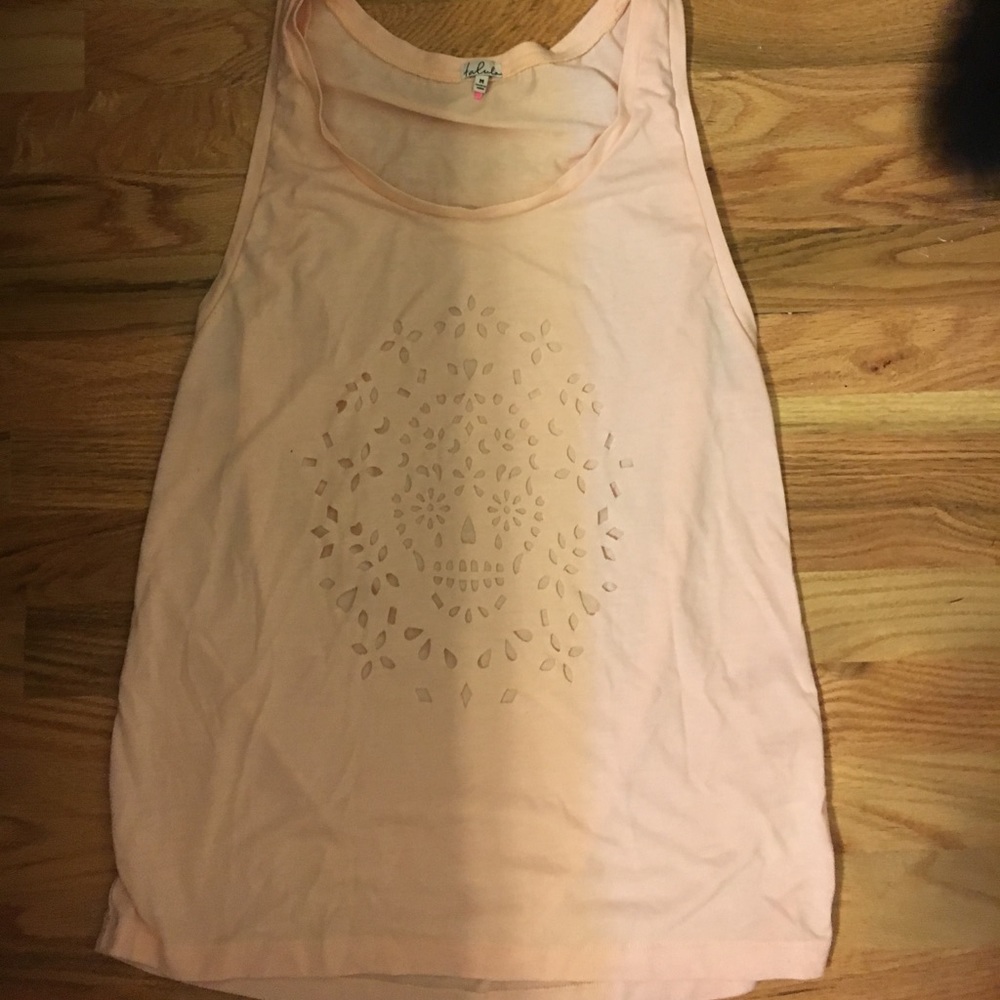 Aritzia tank with holes