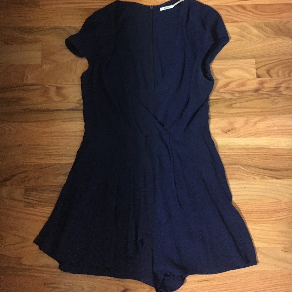 Urban outfitters deep blue romper