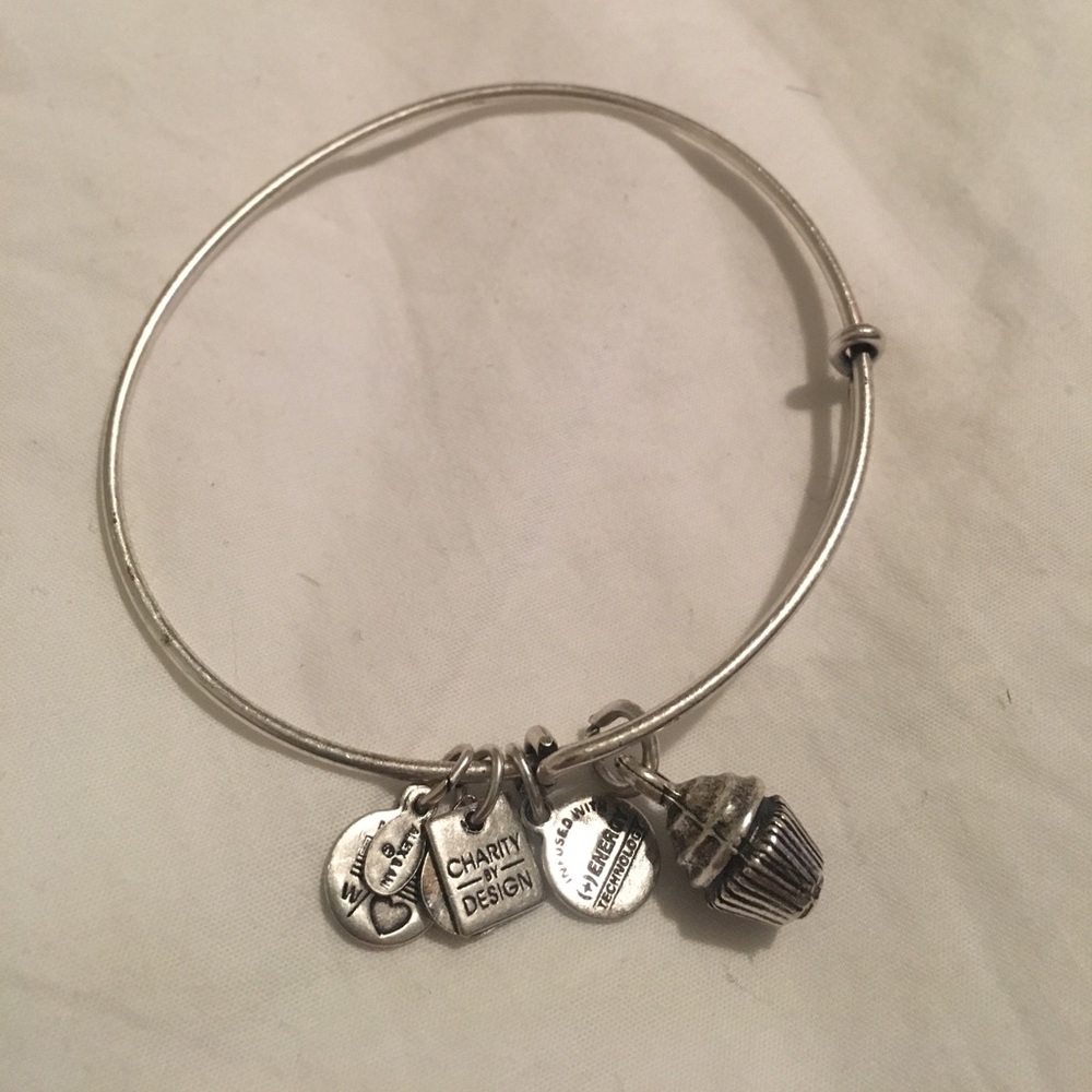 Alex and Ani cupcake bracelet