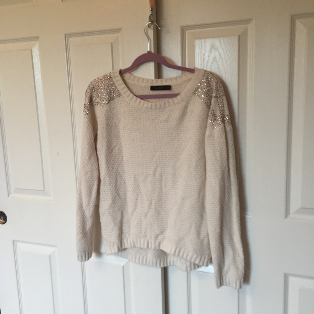 the Limited Bejeweled Sweater