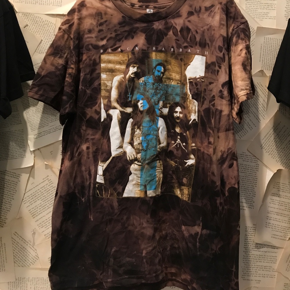 Black Sabbath ozzy Osborne acid washed tee
