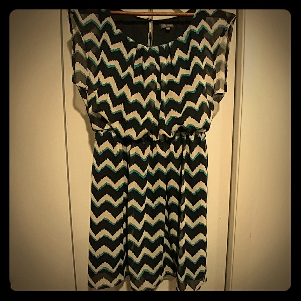 Juniors Chevron Dress