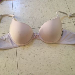 Light pink push-up bra