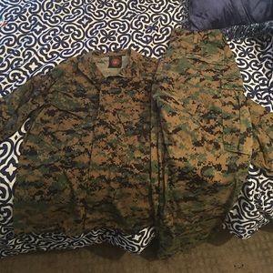United States Marine Corps Blouse & Pants Camo