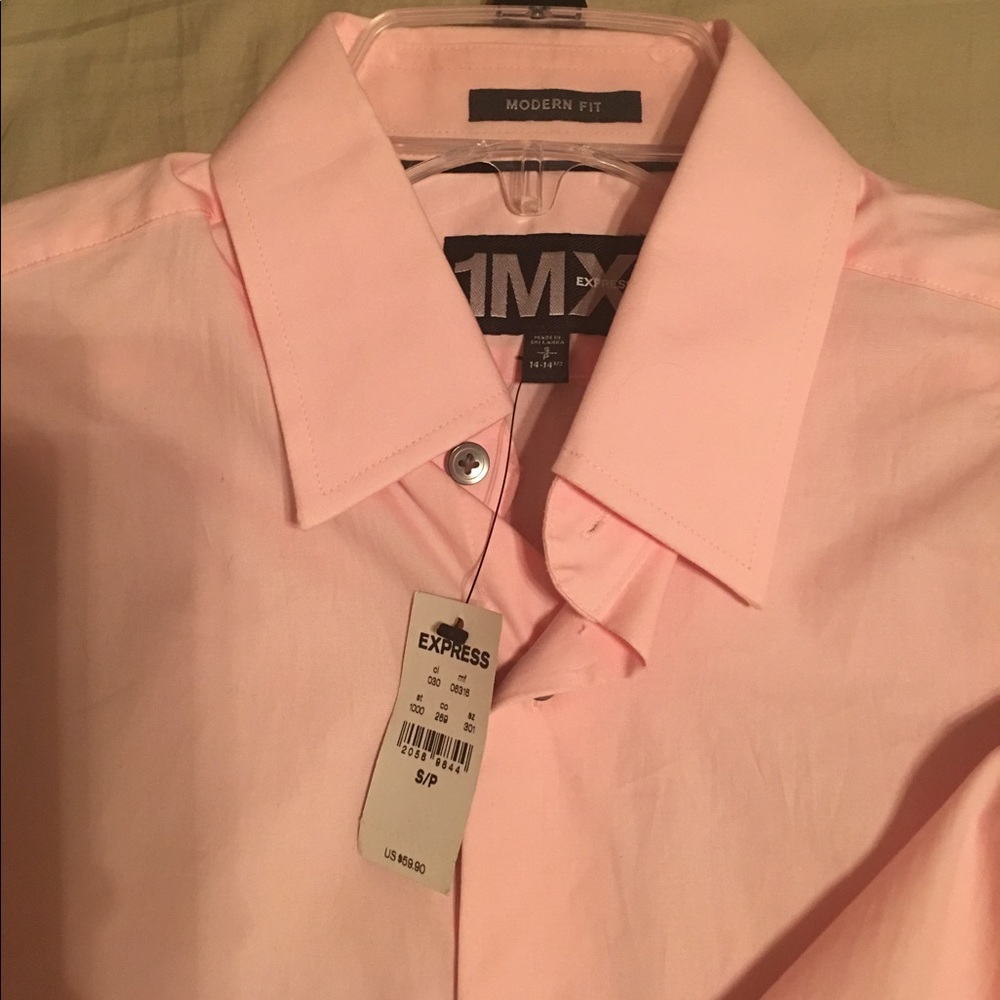 Express men small button up shirt