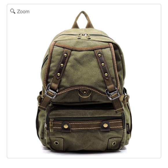 Handbags - NEW Military Canvas Backpack Medium