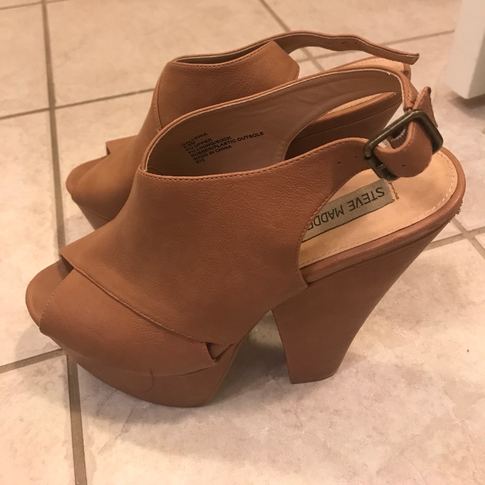 Steve Madden gently worn brown heels