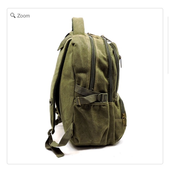 NEW Military Canvas Backpack Medium main image 4