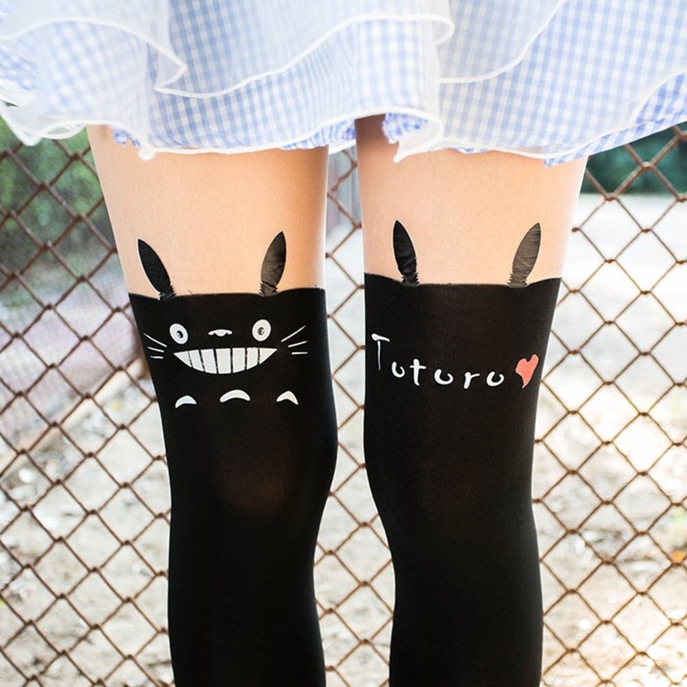 Adorable Totoro tights!  New!  Last one!