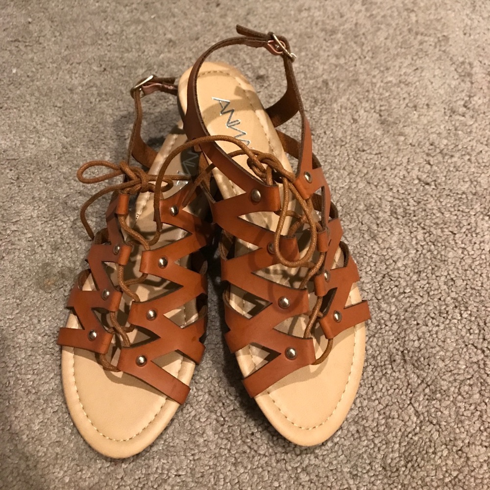 Anna lace up sandals