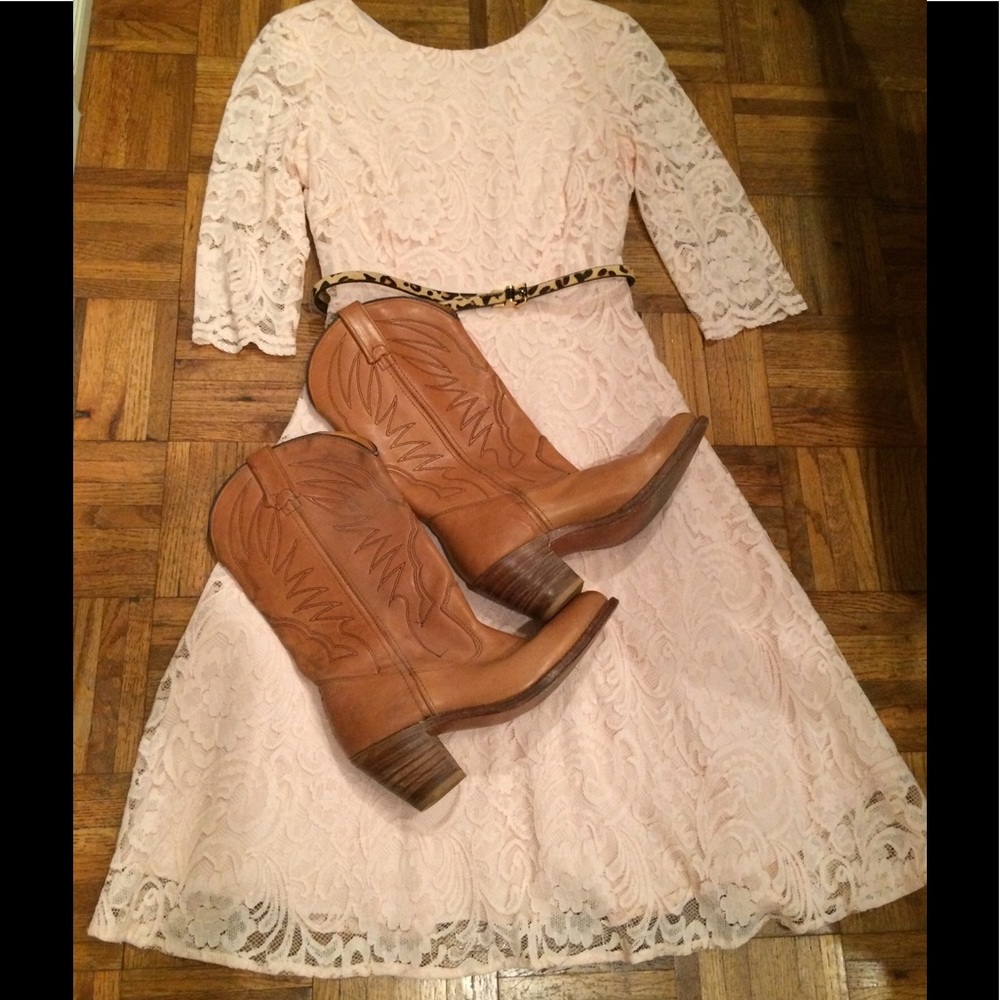 Ladies Leather Western Boots