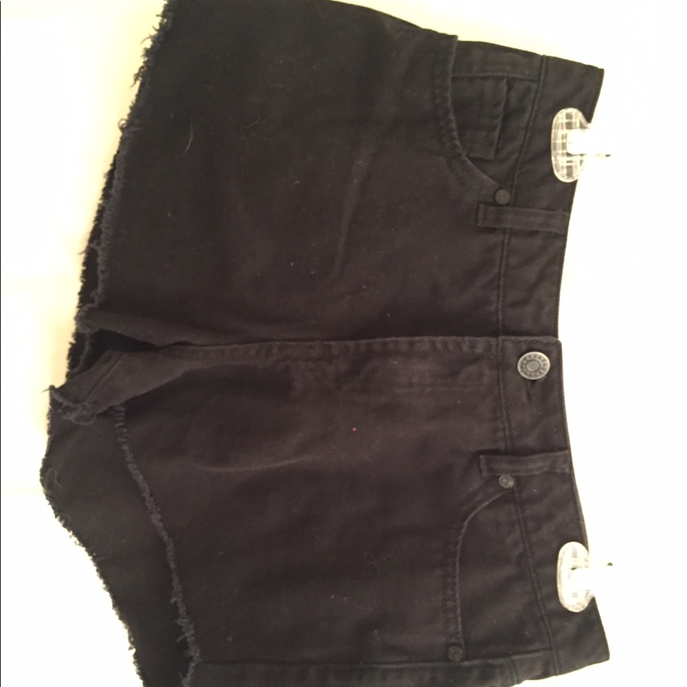 Charlotte Russe black denim shorts