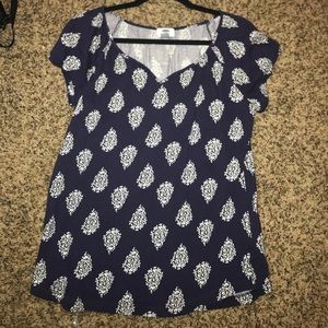old navy printed top
