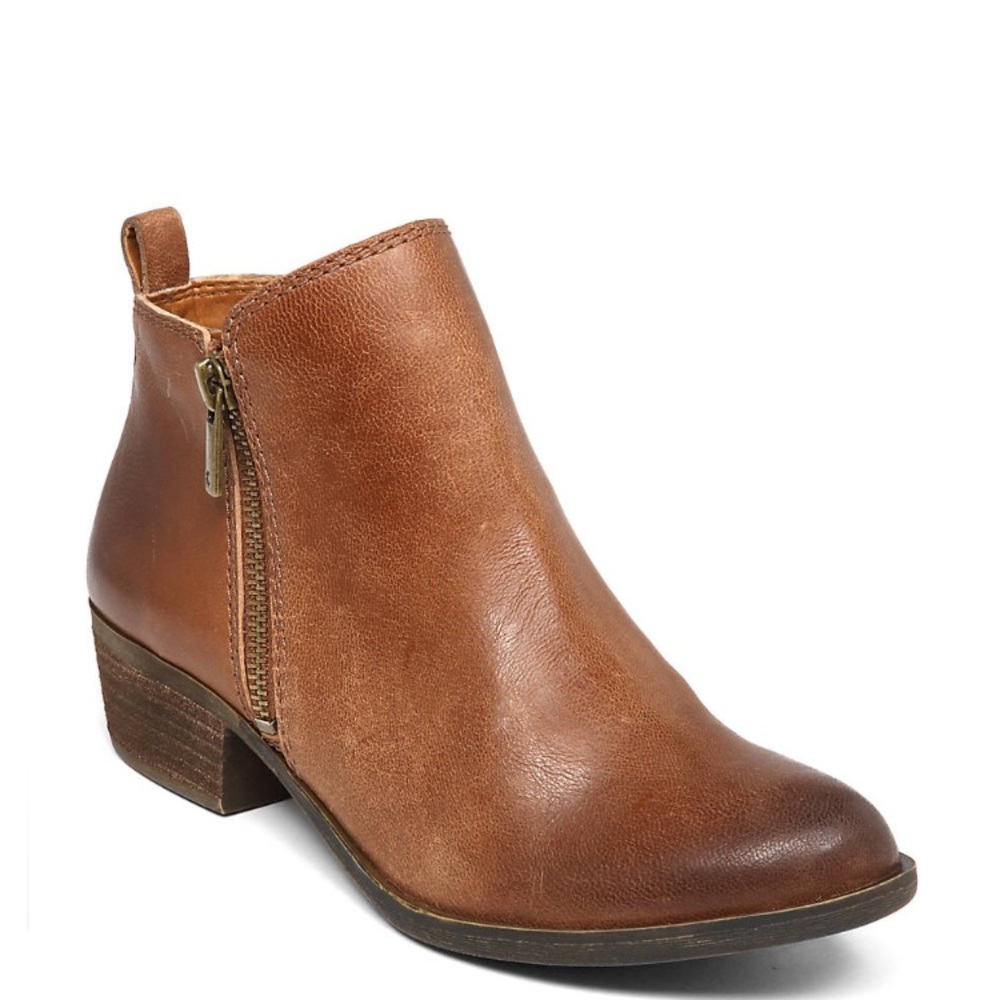 Lucky Brand brown booties