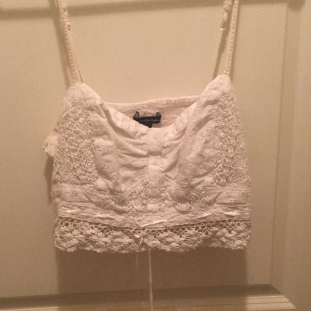 American Eagle Boho Crochet Crop Top *Like New*