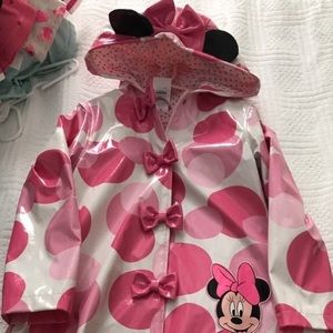 Kids Minnie rain jacket