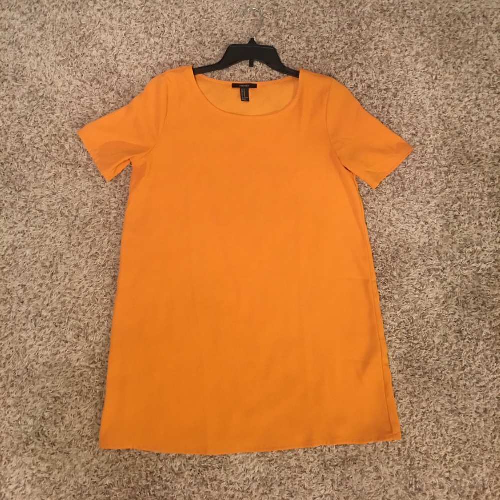 Mustard Colored Shift Dress