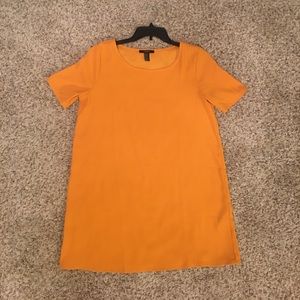 Mustard Colored Shift Dress