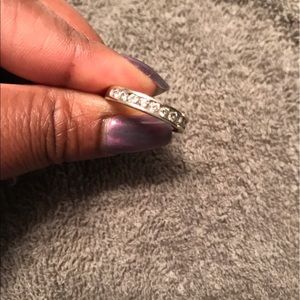 14k White gold women's diamond band MUST GO!!!