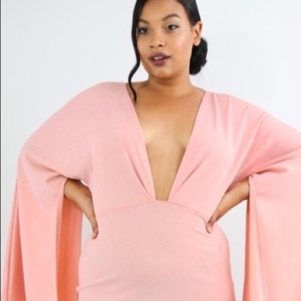 Pink Midi Dress