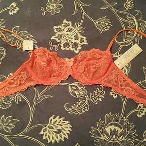 NWT Gilligan and O'malley lace balconette bra