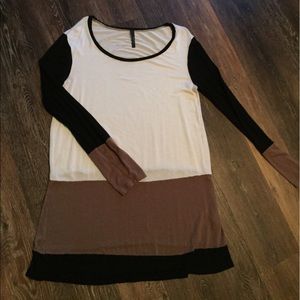 White black and brown