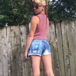 Vintage distressed Levi shorts