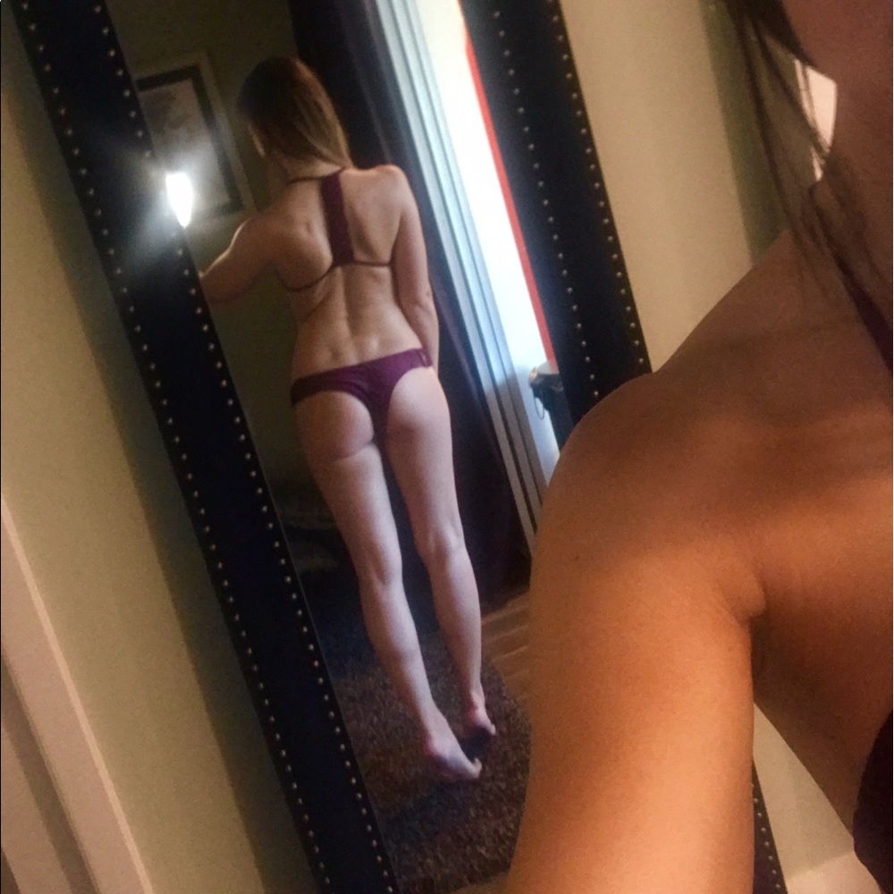 -LAST ONE- Purple braided strappy cheeky bikini - Picture 6 of 8