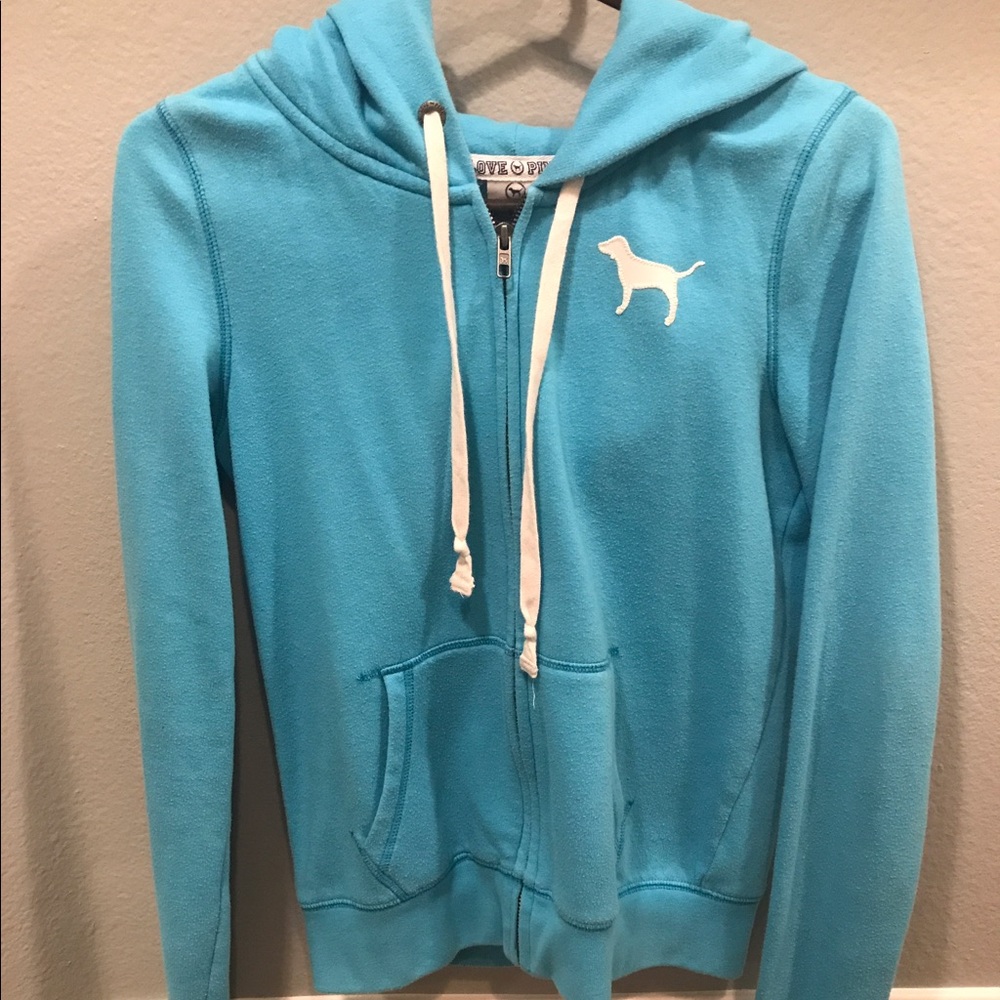 Blue Victoria's Secret Pink Jacket