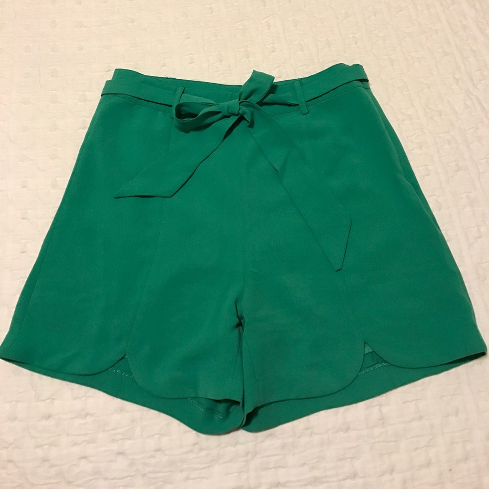 High waisted dress shorts