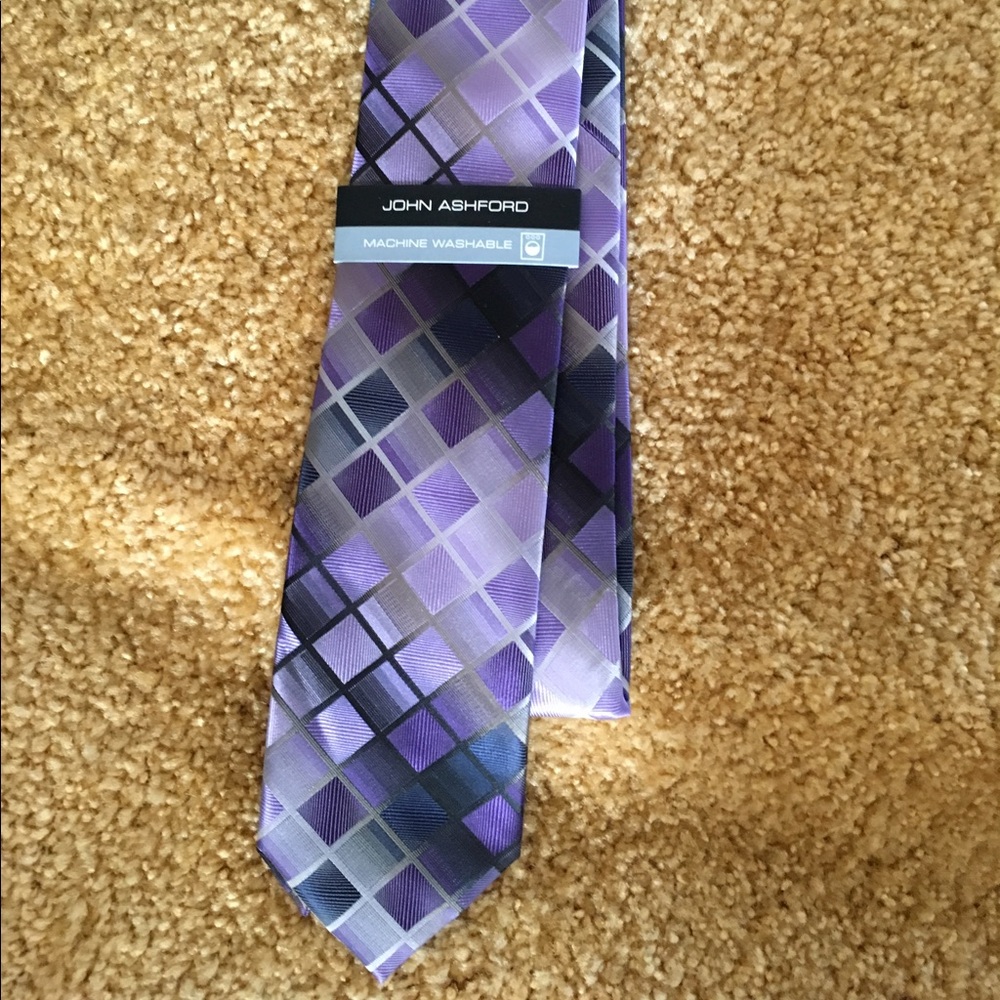 Brand New Blue and Grey John Ashford Tie.