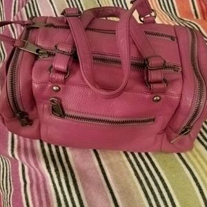 Marc Jacobs Purple Leather rectangle handbag!