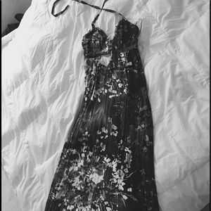 Express Halter maxi dress