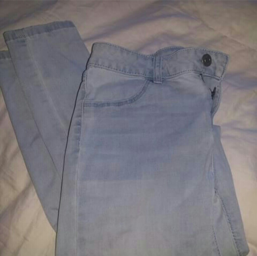Light blue jeggings