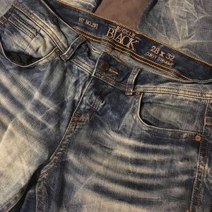 Buckle Black acid wash jeans