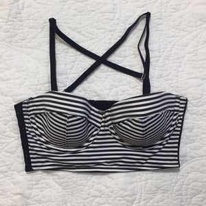 ☀️☀️SALE☀️☀️ Striped Longline Bra- VS PINK
