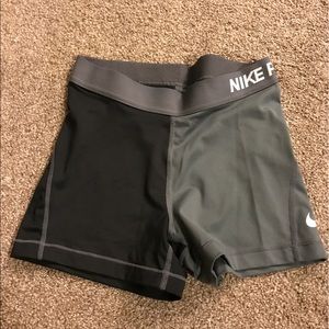 Nike pro spandex shorts
