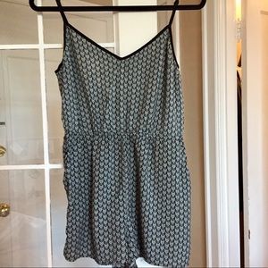 H&M chevron print romper