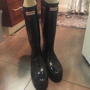 Hunter rain boots! Great condition