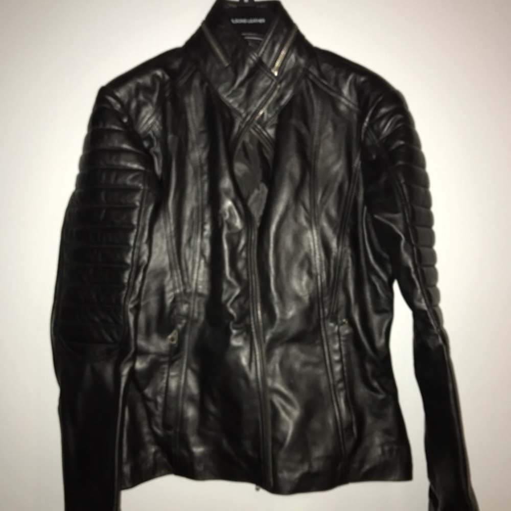Leather jacket, never been worn, real leather