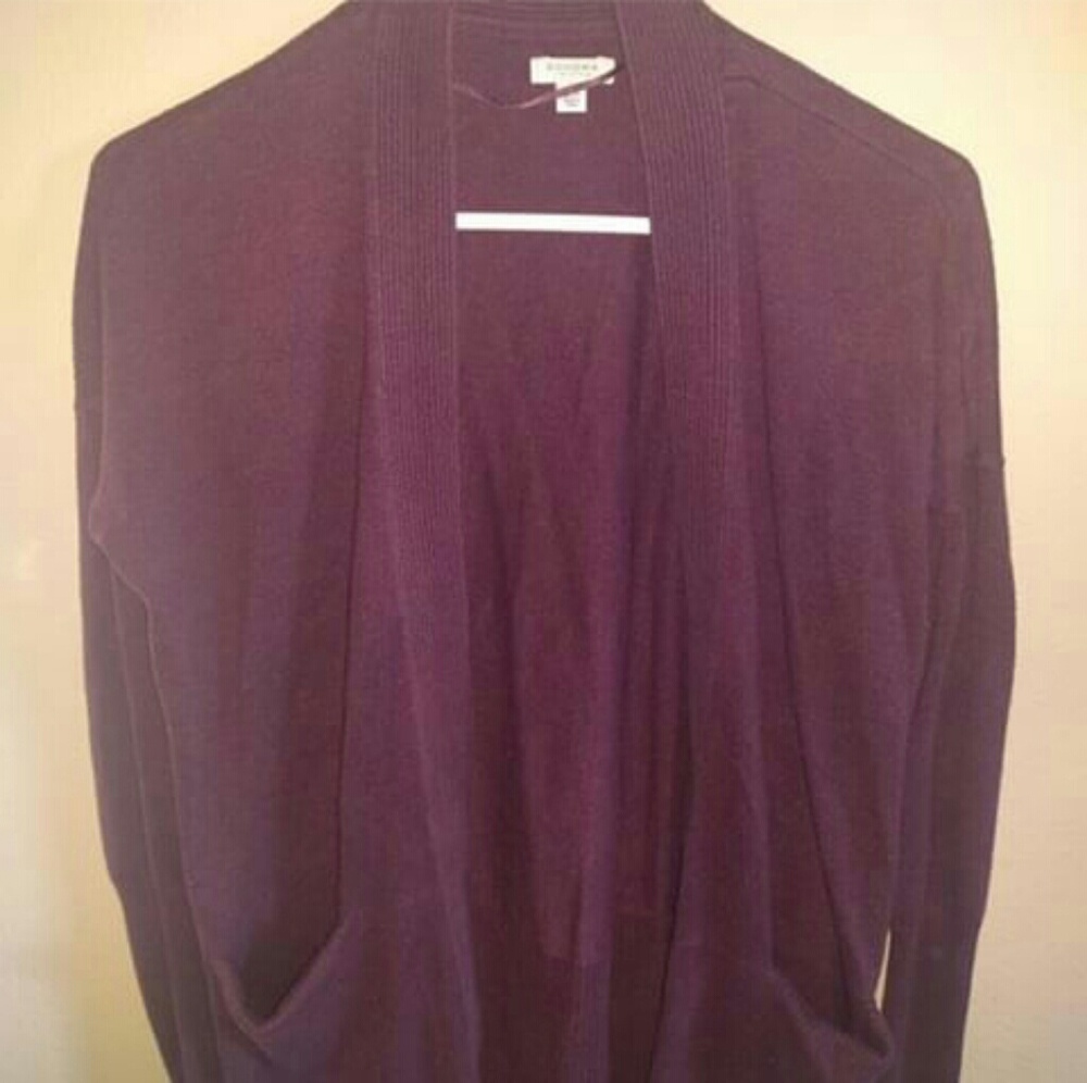 Purple large cardigan