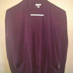 Purple large cardigan