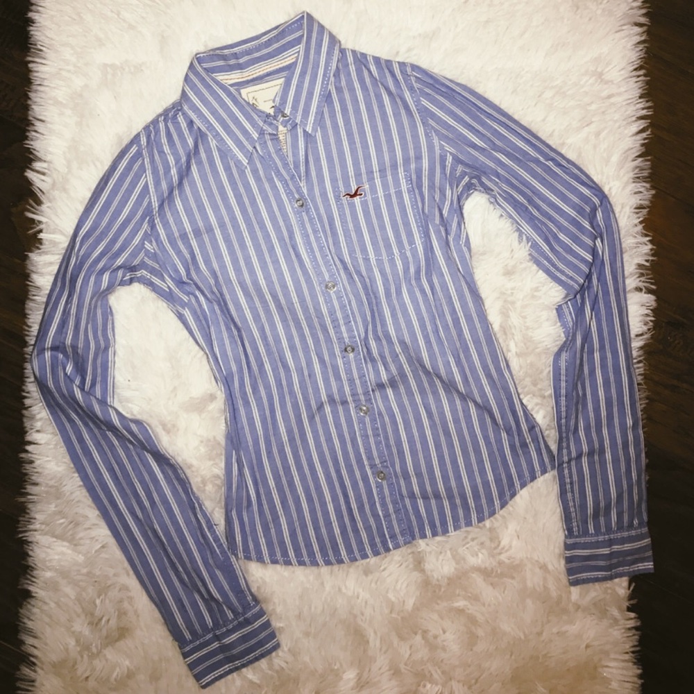 BLUE STRIPPED DRESS SHIRT