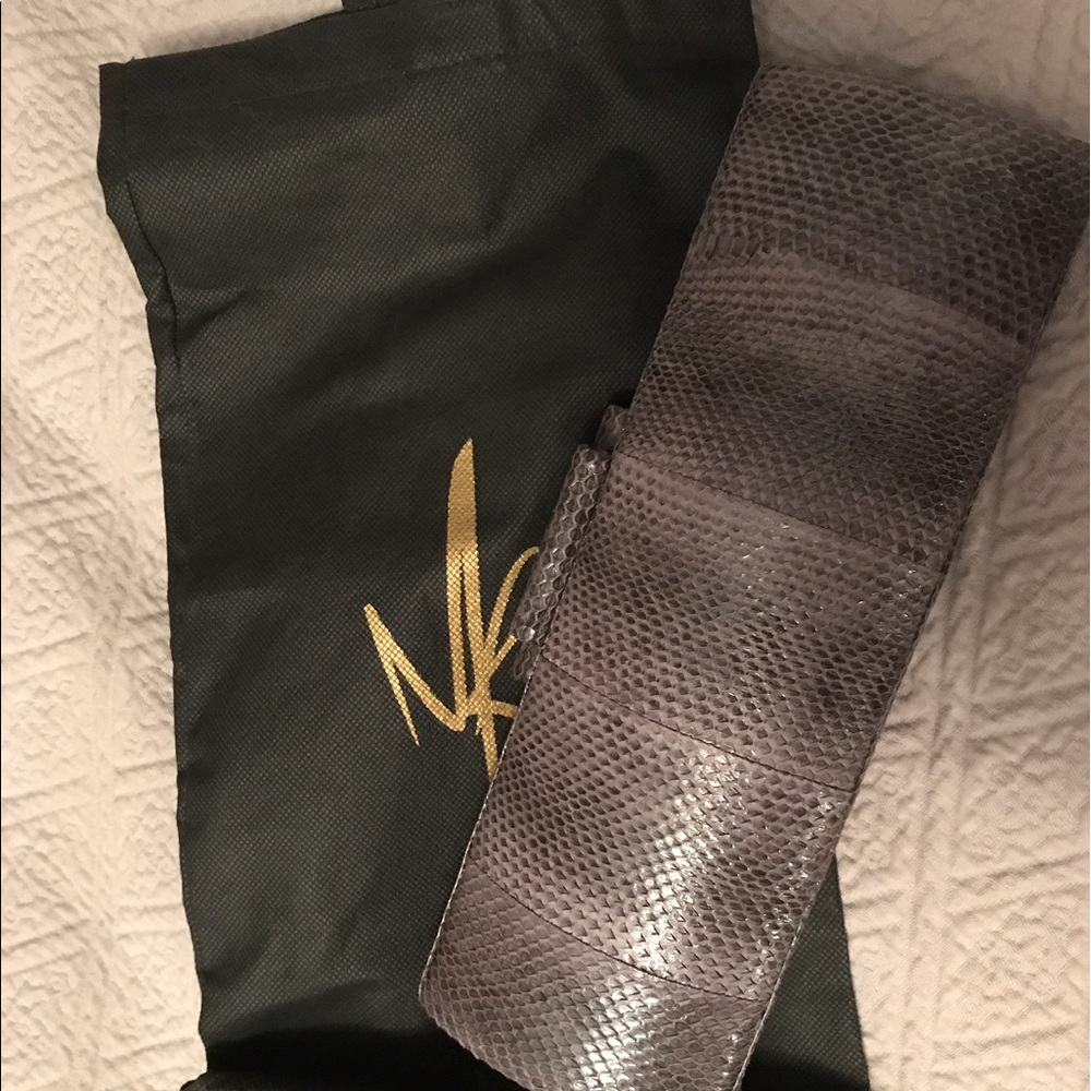Marjorie Renner Snake Skin Clutch