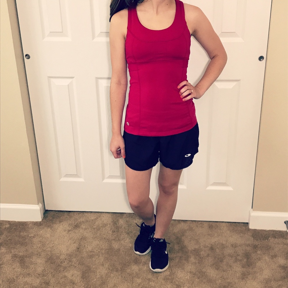 Athleta XXS Pink Workout Tank