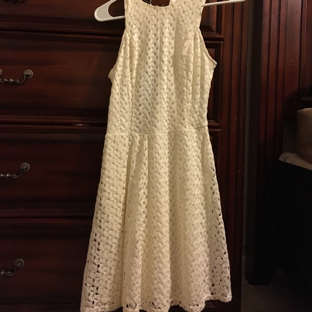 Off White Midi Dress