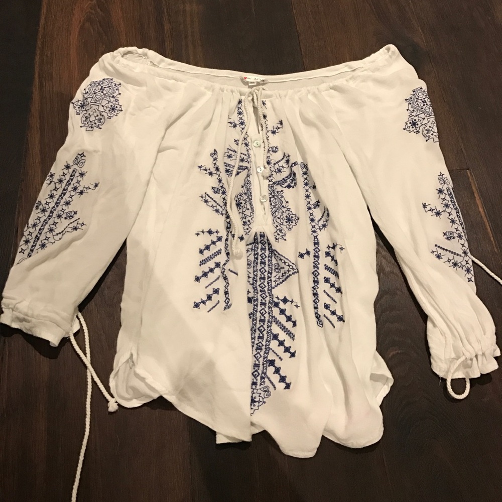 LF off the shoulder top