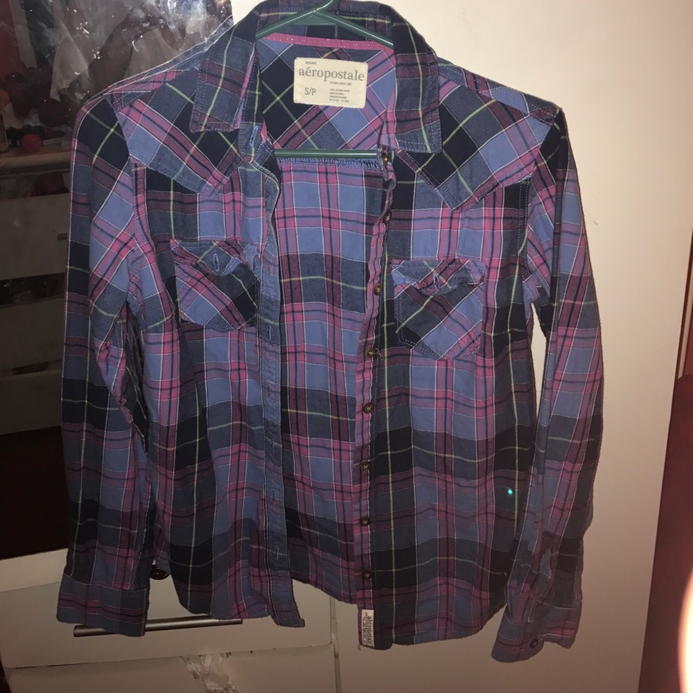 Aeropostale plaid top