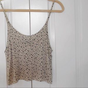 Brandy Melville Floral Crop Top